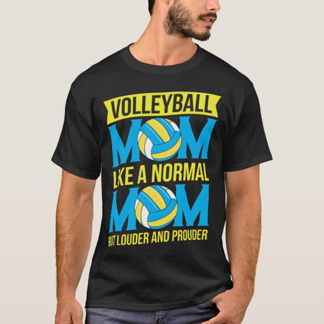 T-shirt Beach Volleyball Mom Volleyball  Mothers Day  1 (Devant)