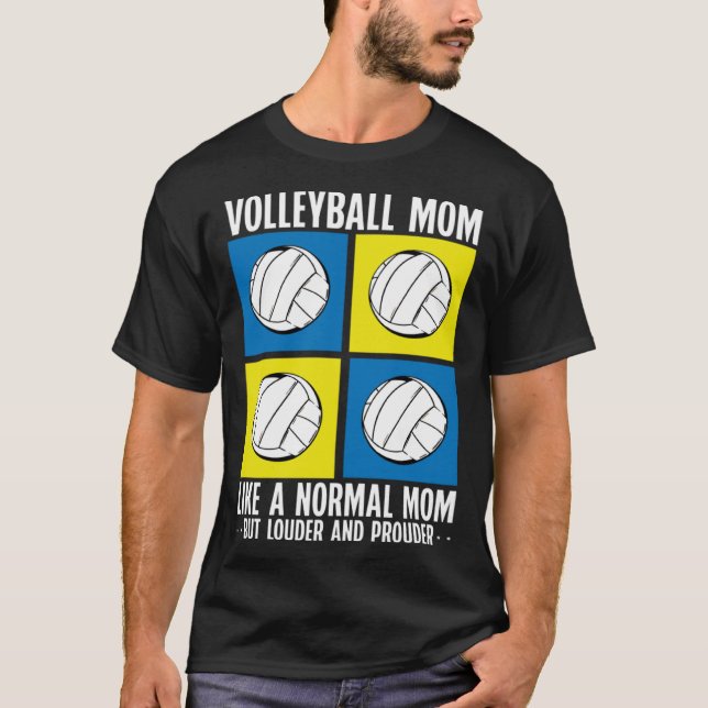 T-shirt Beach Volleyball Mom Volleyball  Mothers Day  3 (Devant)