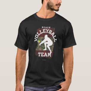 T-shirt Beach Volleyball Pérou Drapeau Love Volleyball Jou