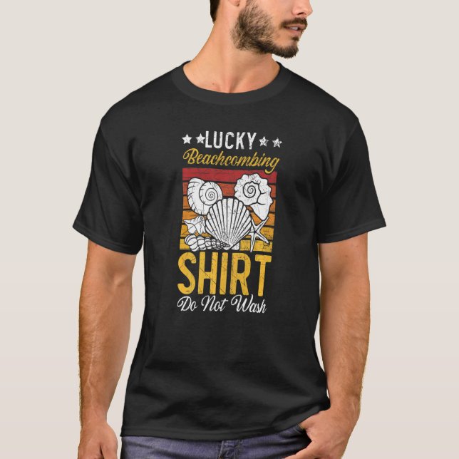 T-shirt Beachcomber Beach Verre de mer Lucky Beachcombi (Devant)