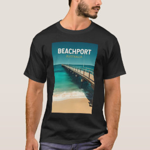 T-shirt Beachport Australie Travel Art Vintage