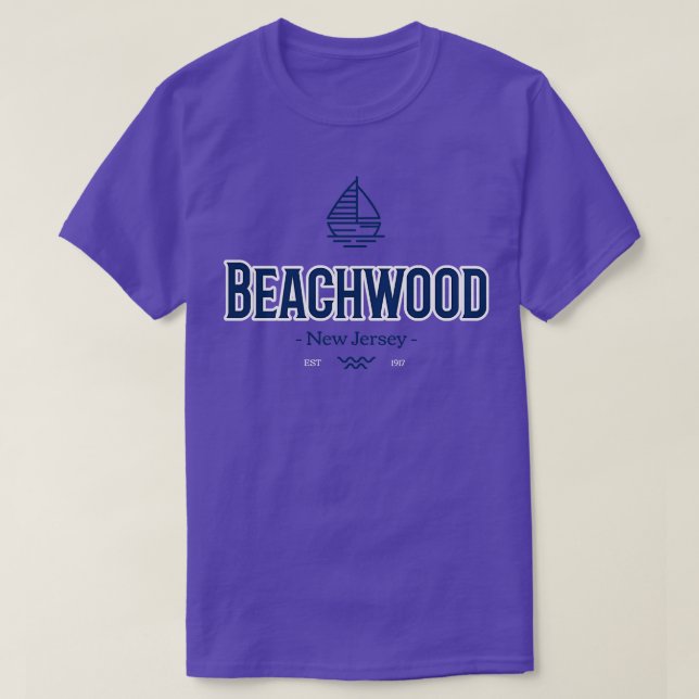 T-shirt Beachwood New Jersey (Design devant)