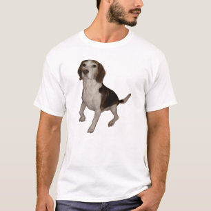 T-shirt beagle assis troisième