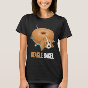 T-shirt Beagle Chien Bagel Pain Pun Animaux Essentiel
