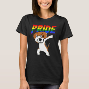 T-shirt Beagle Dabbing Lesbian Bisexual Gay Lgbt Pride T