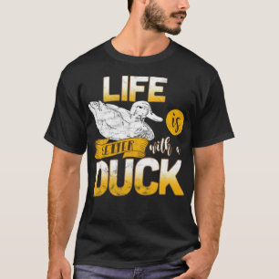 T-shirt Beagle de canard noir labradors