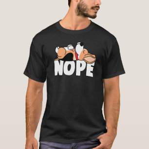 T-shirt Beagle de la sieste Tee Nope Lazy Dogs Animaux