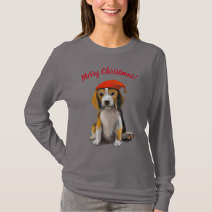 T-shirt beagle de Noël