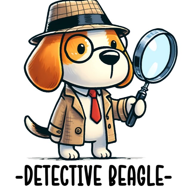 T-shirt Beagle détective (Créateur téléchargé)