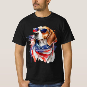 T-shirt beagle Dog Sublimation Watercolor