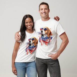T-shirt beagle Dog Sublimation Watercolor