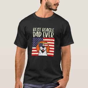 T-shirt Beagle Drapeau Patriotique Chien Propriétaire Homm