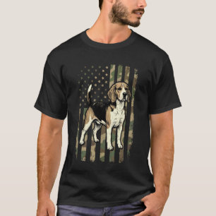 T-shirt Beagle Drapeau USA