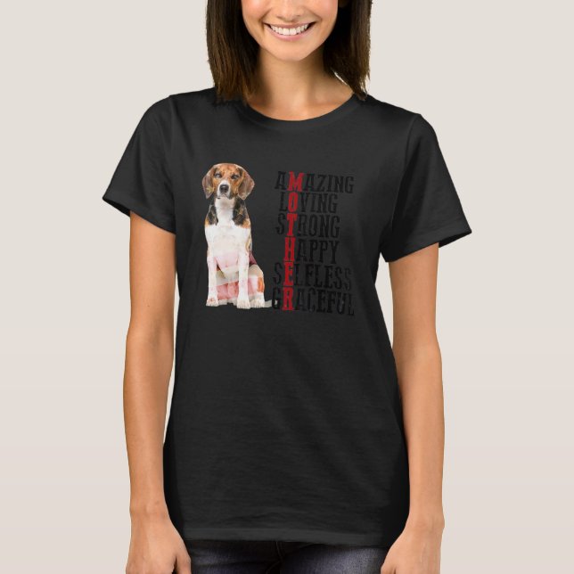 T-shirt Beagle Extraordinaire Aimer Fort Happy Selfless Gr (Devant)