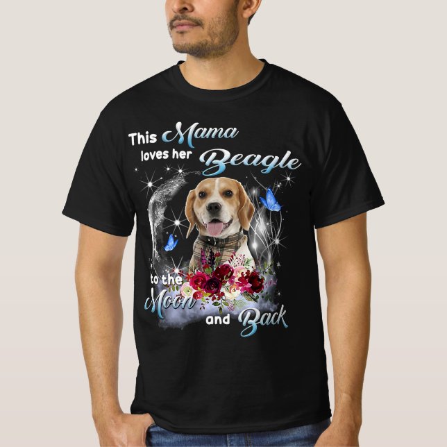 T-shirt Beagle Funny Joyeux Mors Day (Devant)