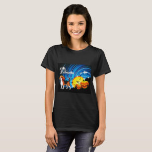 T-shirt Beagle Halloween heureux