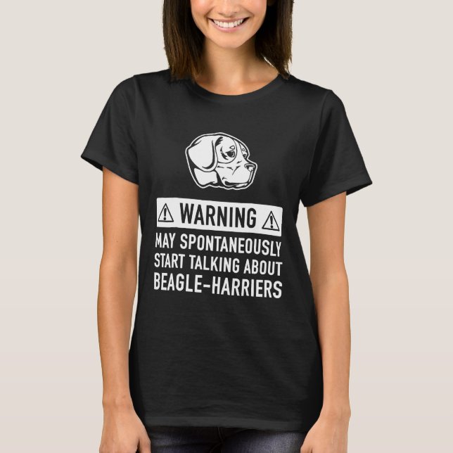 T-shirt Beagle Harrier Chien Propriétaire Idée (Devant)