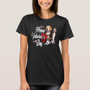 T-shirt Beagle Heureuse Sainte-Valentin
