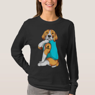 T-shirt Beagle I Love Maman Vêtements, Chien Maman Dons FE