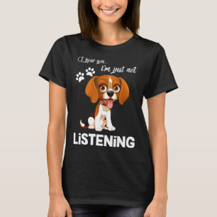 T-shirt Beagle Je Vous Entends Ne Pas Écouter