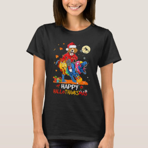 T-shirt Beagle Joyeux Hallothanksmas Halloween Thanksgivin