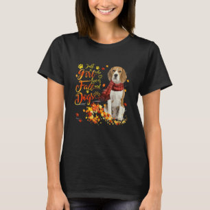 T-shirt Beagle Juste Une Fille Qui Aime Tomber Et Chiens