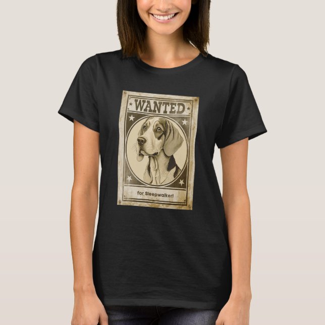 T-shirt Beagle le plus Recherché pour Sleepwaker conceptio (Devant)