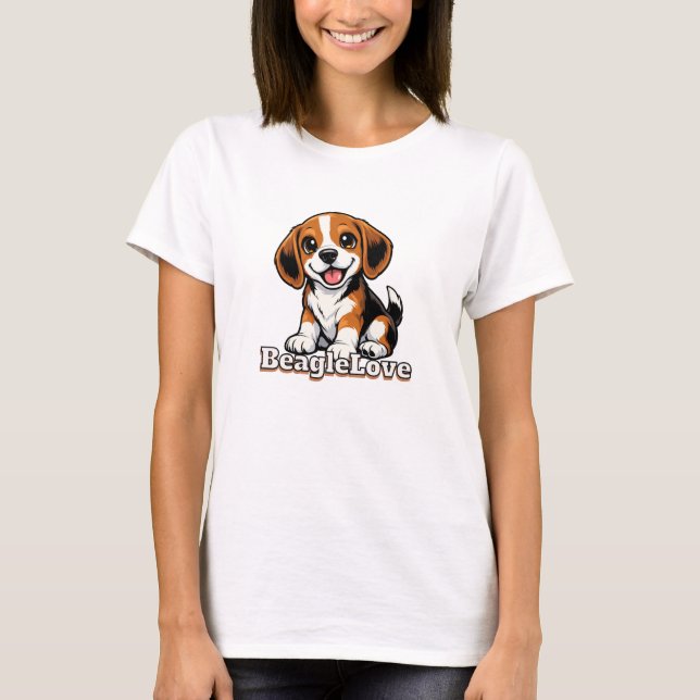 T-shirt Beagle Love | Dog Lovers (Devant)