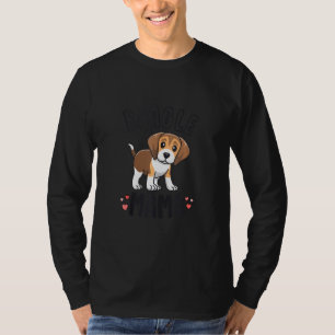 T-shirt Beagle Mama Chien Maman Pour Femmes Pour Beagle