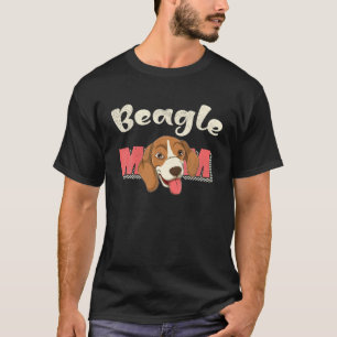 T-shirt Beagle Maman Amoureux des animaux Propriétaire de 