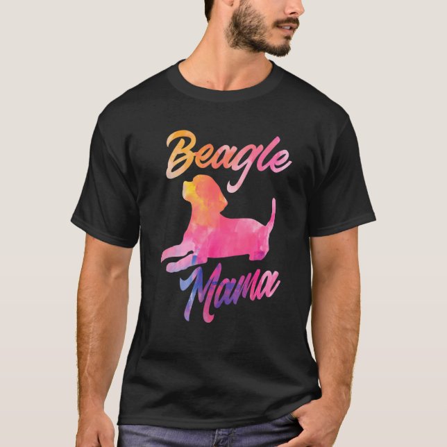 T-shirt Beagle Maman Beagle Mama Beagle (Devant)