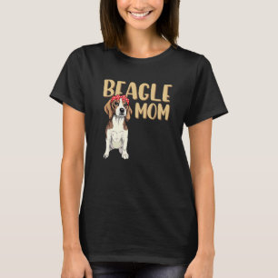 T-shirt Beagle Maman Mignonne Chien Fils De Tête De Jour P