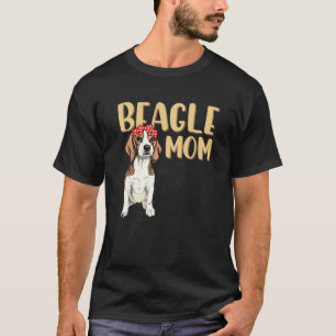 T-shirt Beagle Maman Mignonne Chien Fils De Tête De Jour P