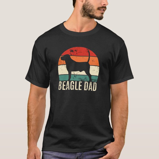 T-shirt Beagle papa (Devant)