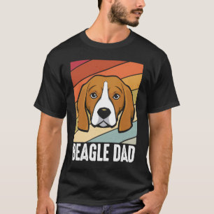 T-shirt Beagle papa chien papa papa papa papa père papa ma