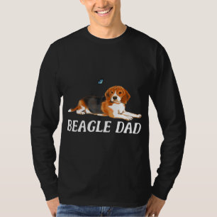 T-shirt Beagle Papa Chien Tee Beagle