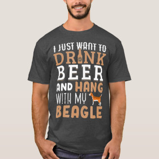 T-shirt Beagle Papa Funny Fête des pères Amoureux des chie