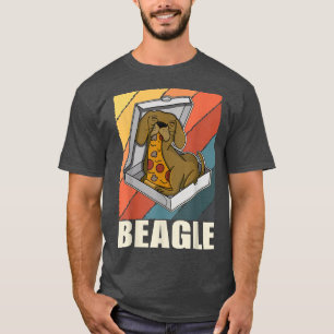 T-shirt Beagle Pizza Walk Chien Propriétaire Lover Puppy96