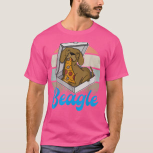 T-shirt Beagle Pizza Walk Chien Propriétaire Lover Puppy 1
