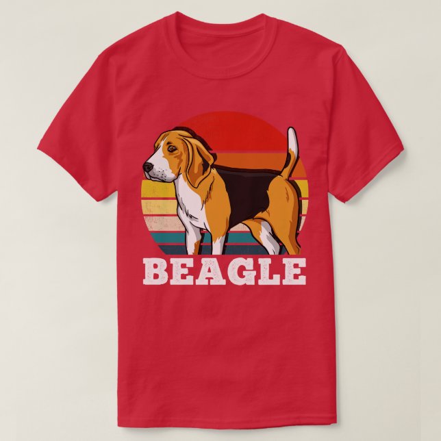 T-shirt Beagle Retro (Design devant)