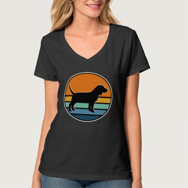 T-shirt Beagle Rétro Vintage 70s (Devant)