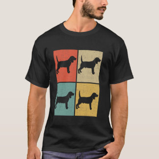 T-shirt Beagle Retro Vintage les années 70 80s Style Long 