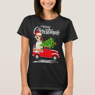 T-shirt Beagle Ride Camion rouge Pajama de Noël