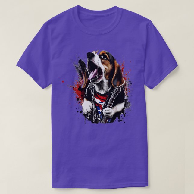 T-shirt Beagle Rocker (Design devant)