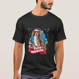 T-shirt Beagle Santa Claus Café Mug Joyeux Chiens de Noël
