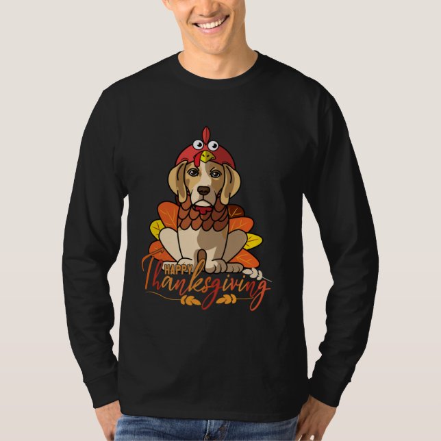 T-shirt Beagle Thanksgiving Dog Mom Turkey Costume Women (Devant)