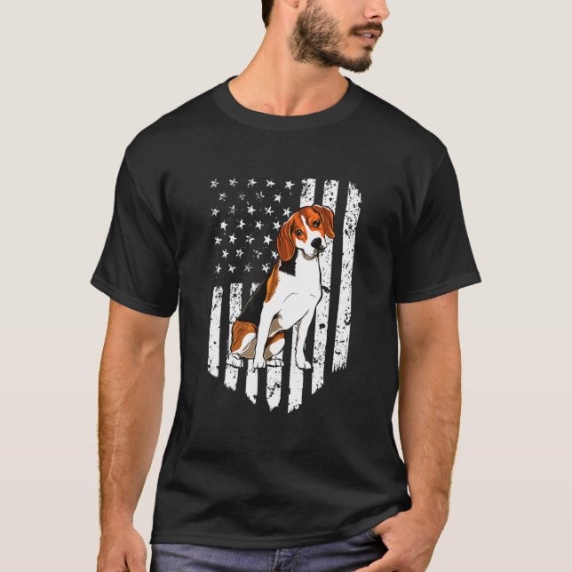 T-shirt Beagle Usa (Devant)