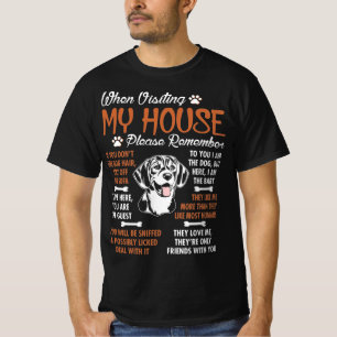 T-shirt Beagle Visitant Ma Maison S'Il Vous Plaît Rappele