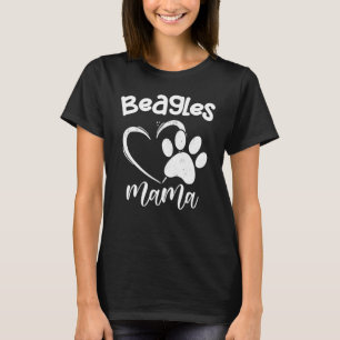 T-shirt Beagles amusants Mama Pet Vêtements Chien Beagle M
