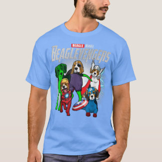 T-shirt BEAGLEVENGERS Super Chiens Beagle Assembler Chien 